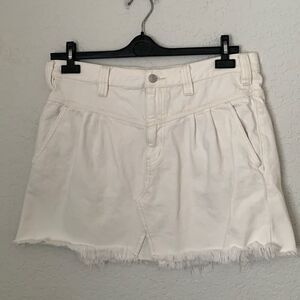 We The Free Denim Mini Skirt Cotton Size 31